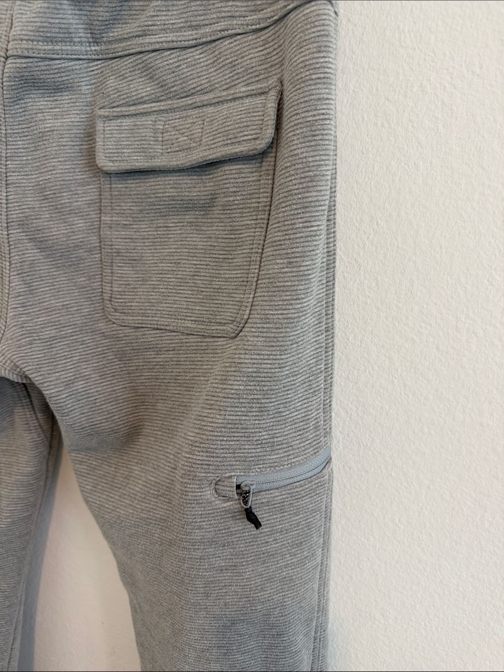 Rip Curl Grey Ribbed Tech Joggers - Picture 9 of 9